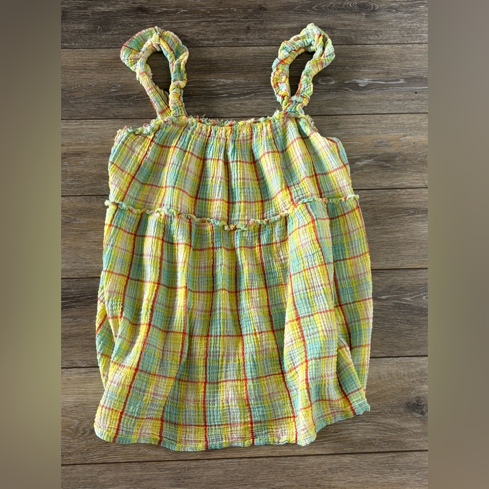 Anthropologie Multicolor Plaid Dress